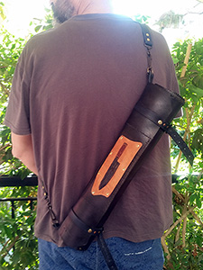 JN Handmade Leather Sheath LS6d